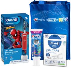 Crest+Oral-B Kids 3+ Spiderman Electric Toothbrush System